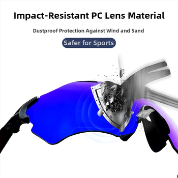 Poliarizuotos dviratininko akinės LP5001, unisex, TR90 rėmas, keičiamų lęšių, reguliuojamas nosies tiltelis