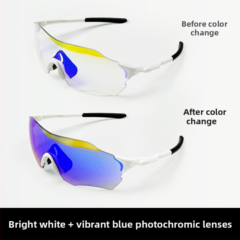 Poliarizuotos dviratininko akinės LP5001, unisex, TR90 rėmas, keičiamų lęšių, reguliuojamas nosies tiltelis