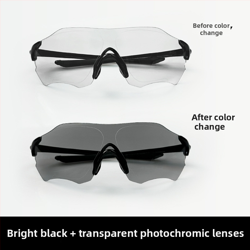 Poliarizuotos dviratininko akinės LP5001, unisex, TR90 rėmas, keičiamų lęšių, reguliuojamas nosies tiltelis