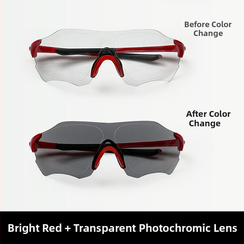 Poliarizuotos dviratininko akinės LP5001, unisex, TR90 rėmas, keičiamų lęšių, reguliuojamas nosies tiltelis