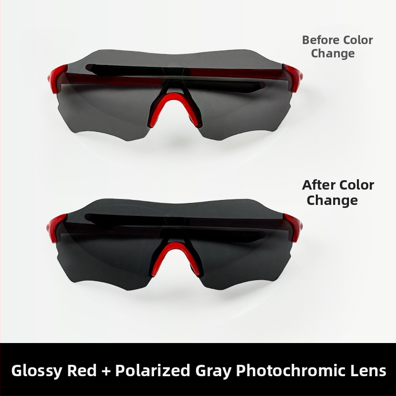 Poliarizuotos dviratininko akinės LP5001, unisex, TR90 rėmas, keičiamų lęšių, reguliuojamas nosies tiltelis