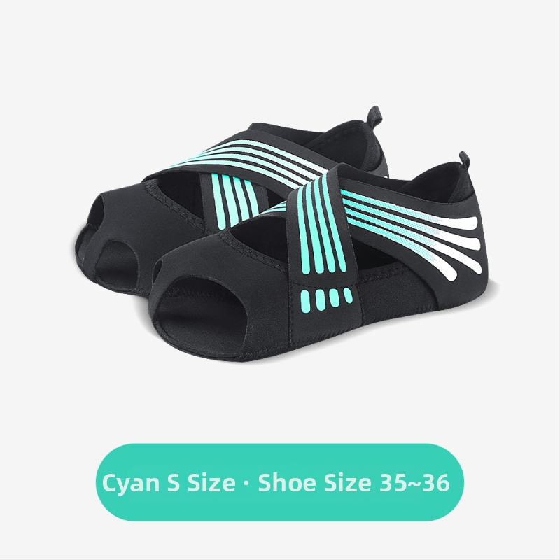 Moterų jogos bateliai su minkšta padu, Pilates avalynė, penkių pirštų treniravimo kojinės, šokių bateliai be dirželio — prekės ženklas Kyncilor/Kenzalo; medžiaga: diving cloth; kilmė: Zhejiang; kategorija: jogos pagalbinės priemonės