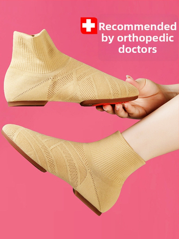 Šokių bateliai suaugusioms moterims - minkšta pada, aukštos viršutinės džez šokių bateliai su tinklo viršumi ir odine padu, kvėpuojantys ir lengvi