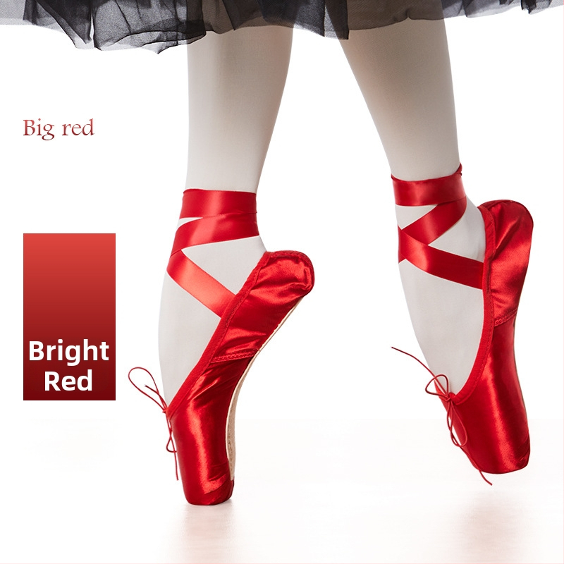 Moterų baleto bateliai su odine padu – lengvi, minkšti, treniruotėms ir pasirodymams