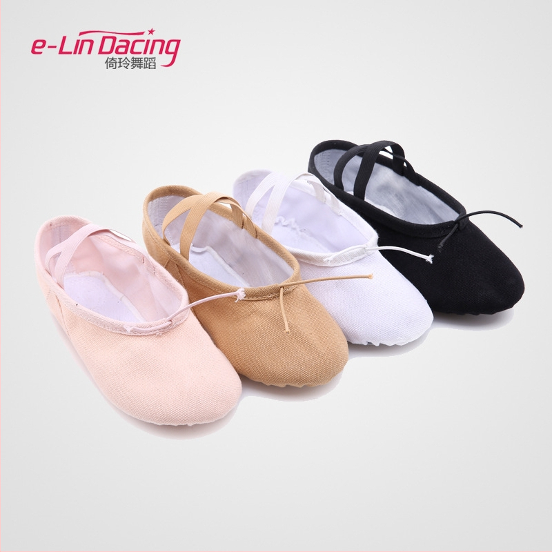 Yi Ling baleto bateliai moterims — minkšta pado pointe, storesnė odinė pada, greitas džiūvimas