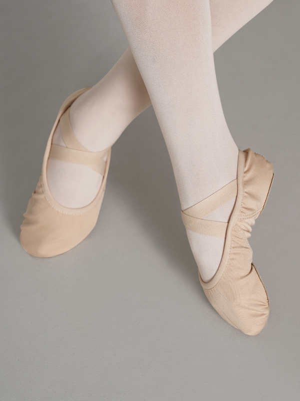 Šokių bateliai Lingyan – Elastinis tekstilės viršus, Karvių odos padas, Kvėpuojančios, Atsparios dilimui, Įtvaras palaikymas – Suaugusiems, Unisex, Šokių judesiai