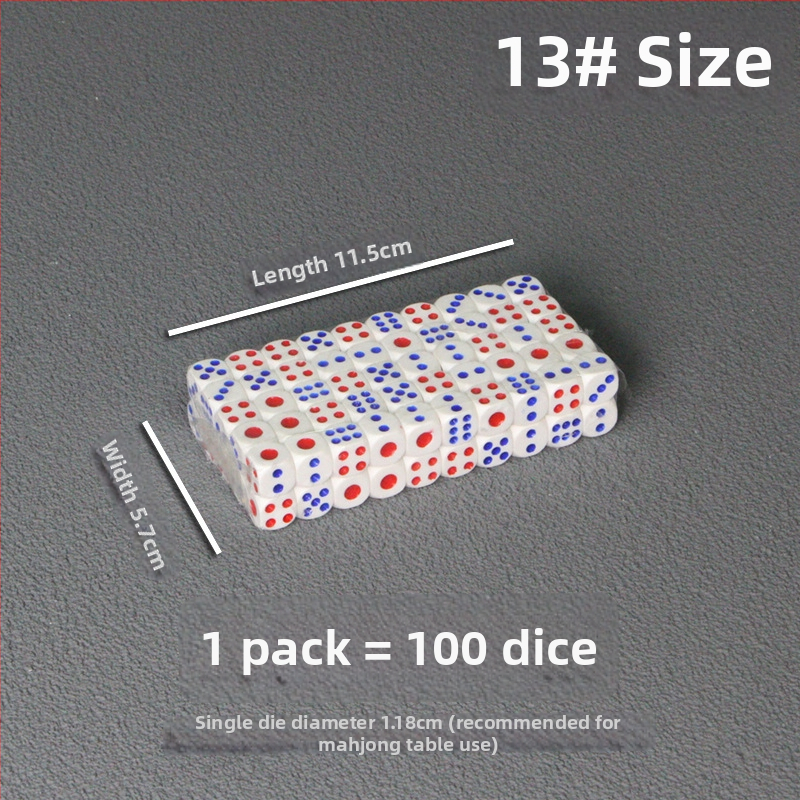 Bo Dian kauliukai – mišrios medžiagos, stilis Fillet, pakuotė: 100 vnt dėžutėje