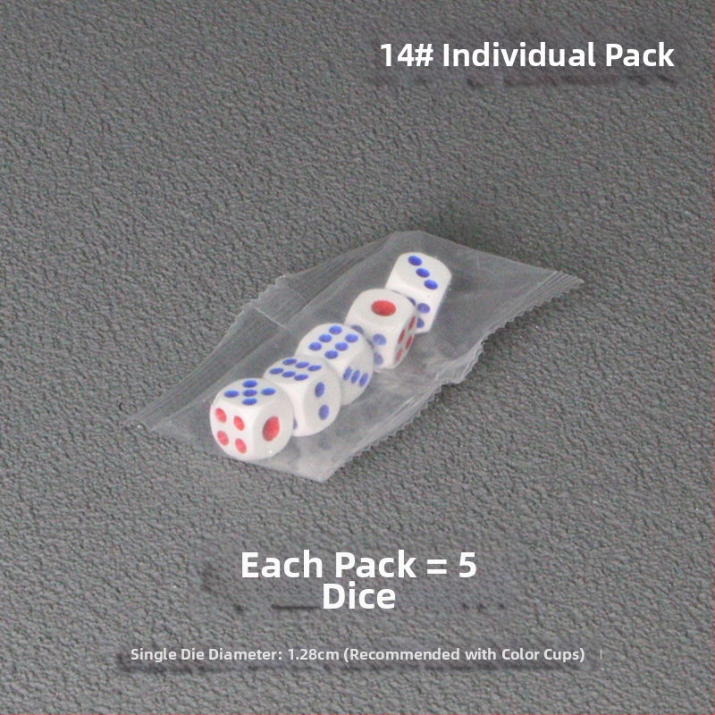 Bo Dian kauliukai – mišrios medžiagos, stilis Fillet, pakuotė: 100 vnt dėžutėje