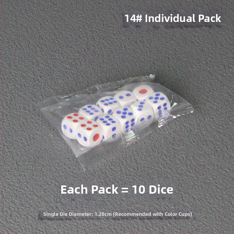 Bo Dian kauliukai – mišrios medžiagos, stilis Fillet, pakuotė: 100 vnt dėžutėje