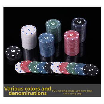 Žetonų komplektas žaidimams, 200 vnt, akrilas, pritaikoma gamyba, daugiakomorė forma, mobilus šablonas