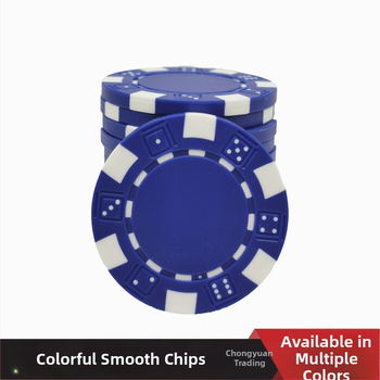 Texas Hold'em tušti čipai, be nominalios vertės, ABS medžiaga, 25 vnt.