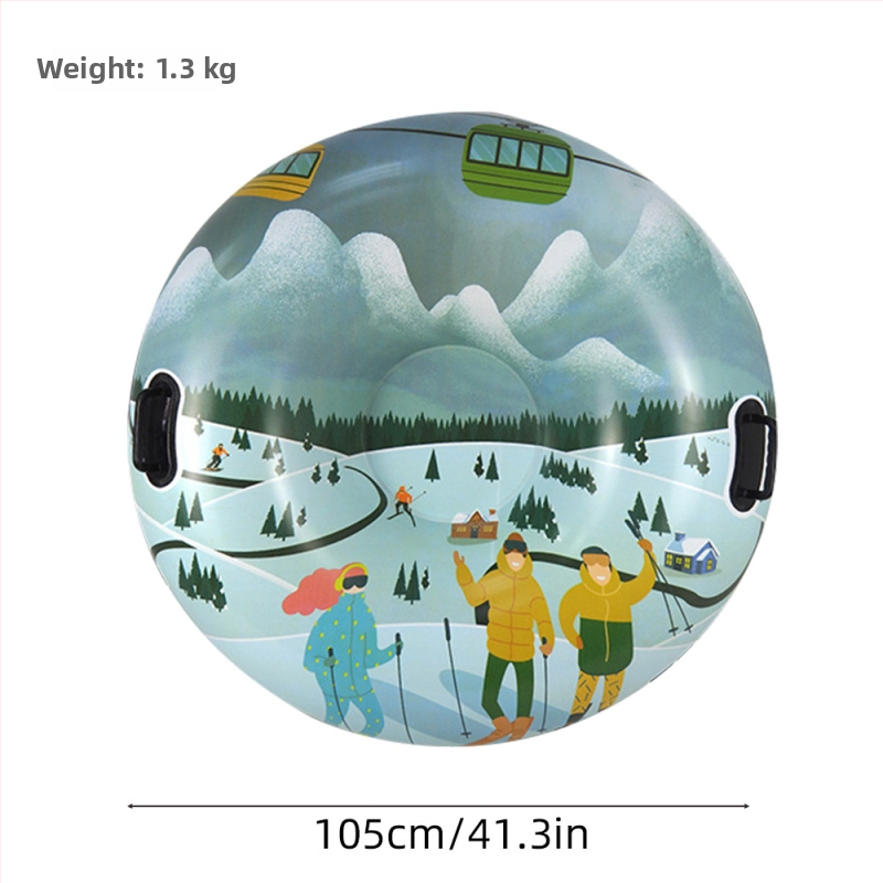 Puhutav talvine lumelau ja kelk — PVC, külm- ja kulumiskindel, PVC paksus 45, Kaubamärk YHS4682