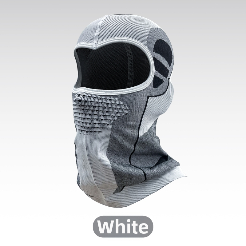 Žieminė dviračių kaukė su gobtuvu — vėjo atspari, šilta megzta veido apsauga, medžiaga nailonas, prekinis ženklas Jingxing, unisex