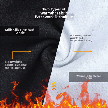 Dviračių kaukė su balaklava – vėjo ir šalčio atspari, poliesteris, universalus, sandėlyje, įgaliota privatų prekės ženklą