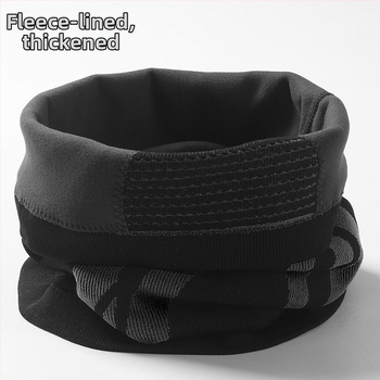 Dviračio kaklo šalikėlis, stora megzta medžiaga, žieminė šiluma, unisex, Sirius