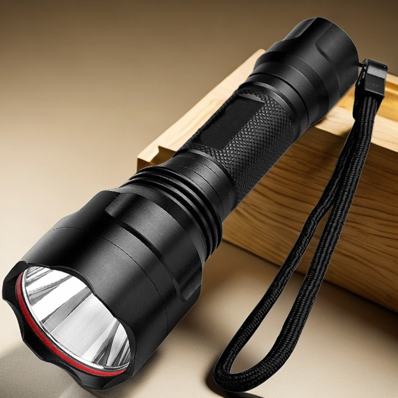 T6 LED svjetiljka, 10W, 4200mAh punjiva, aluminijska legura kućište, vodootporna, domet 200–500 m