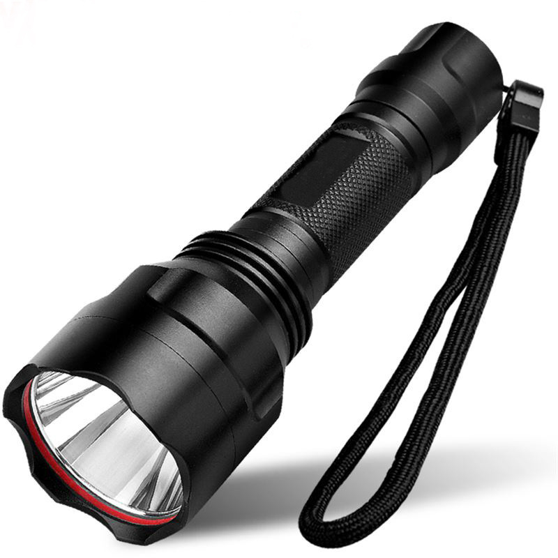 T6 LED svjetiljka, 10W, 4200mAh punjiva, aluminijska legura kućište, vodootporna, domet 200–500 m