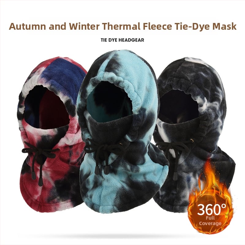 Dviračių kaukė su gobtuvu iš polar fliso, universalus, kaklo apsauga, tinkama slidinėjimui ir lauko veiklai
