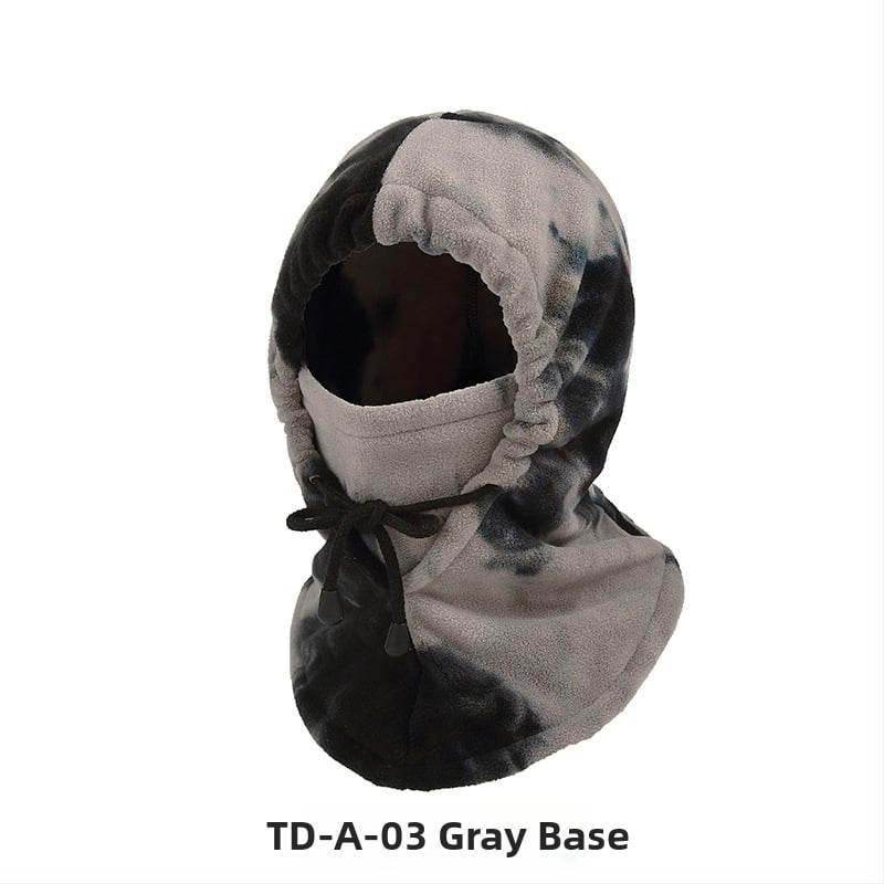 Dviračių kaukė su gobtuvu iš polar fliso, universalus, kaklo apsauga, tinkama slidinėjimui ir lauko veiklai
