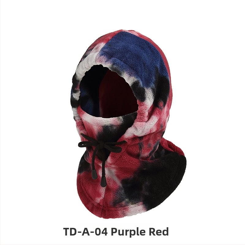 Dviračių kaukė su gobtuvu iš polar fliso, universalus, kaklo apsauga, tinkama slidinėjimui ir lauko veiklai