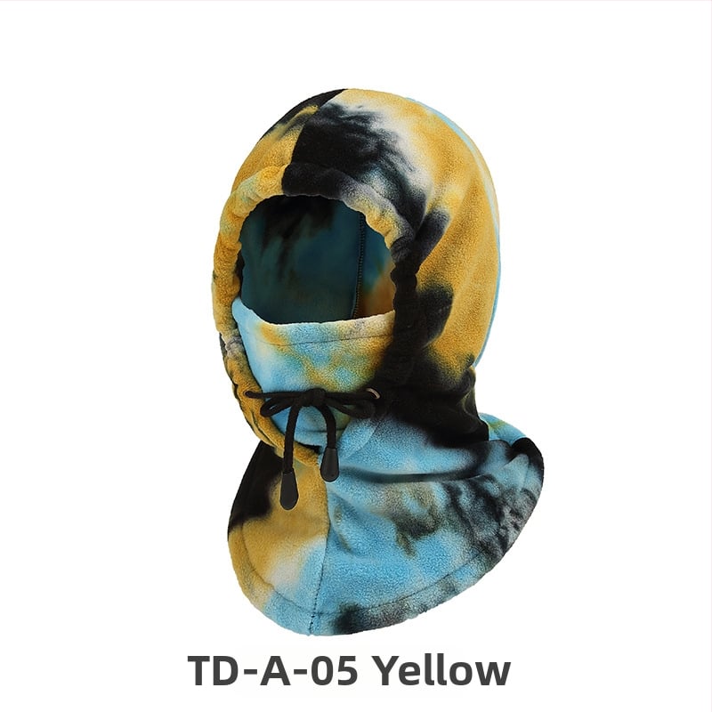 Dviračių kaukė su gobtuvu iš polar fliso, universalus, kaklo apsauga, tinkama slidinėjimui ir lauko veiklai