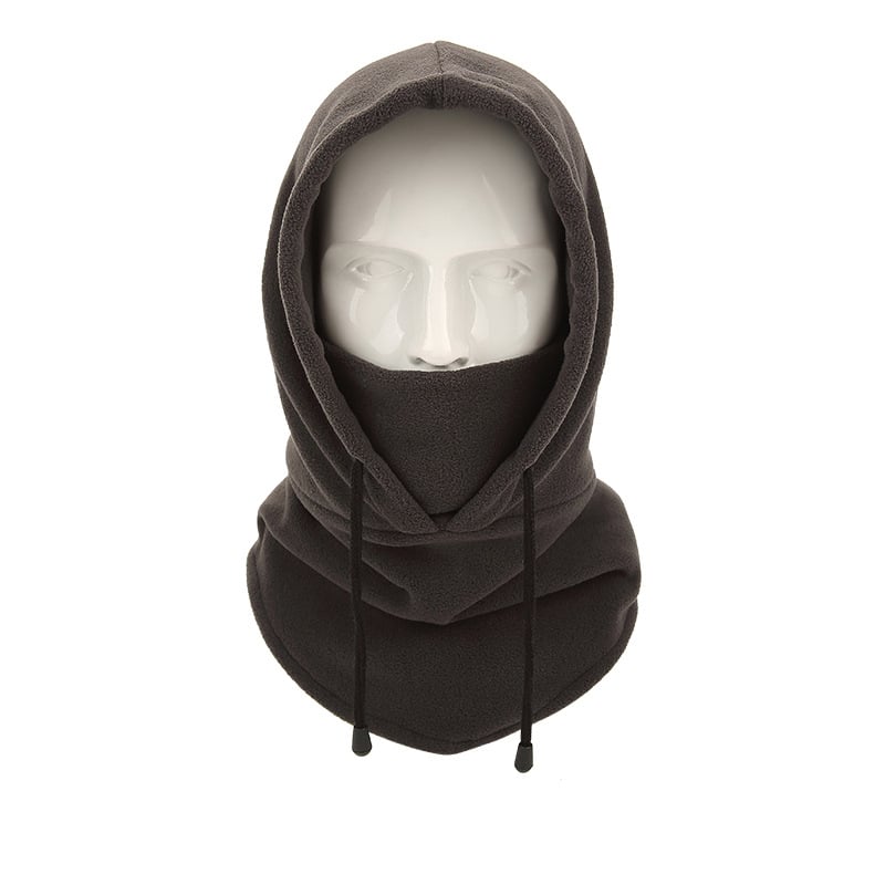 Dviračių kaukė su gobtuvu iš polar fliso, universalus, kaklo apsauga, tinkama slidinėjimui ir lauko veiklai