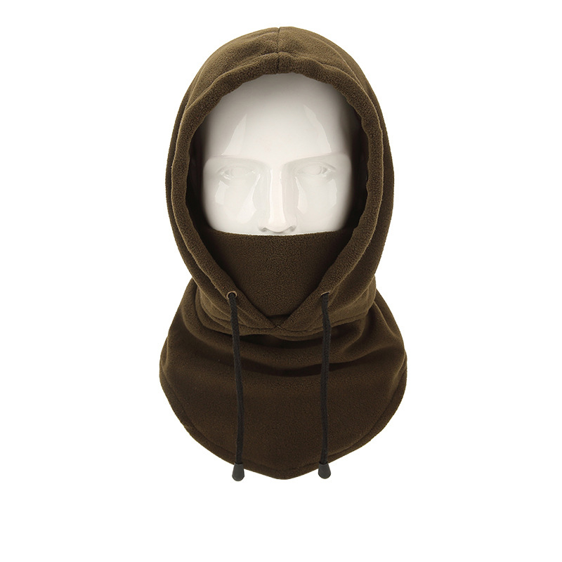 Dviračių kaukė su gobtuvu iš polar fliso, universalus, kaklo apsauga, tinkama slidinėjimui ir lauko veiklai