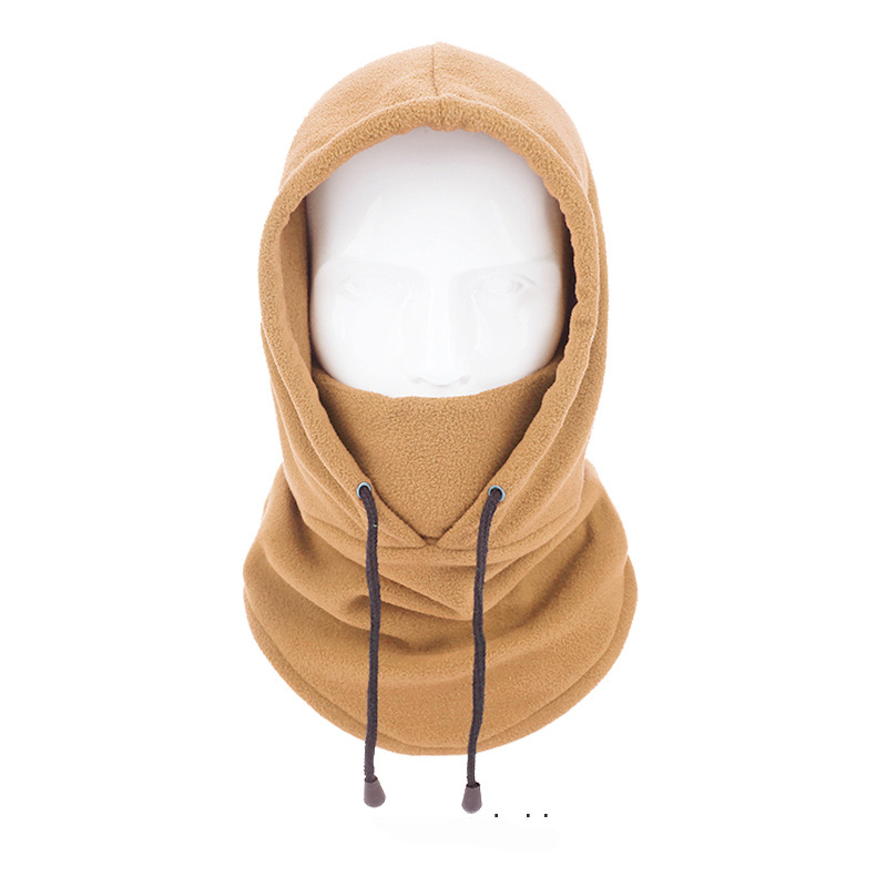 Dviračių kaukė su gobtuvu iš polar fliso, universalus, kaklo apsauga, tinkama slidinėjimui ir lauko veiklai
