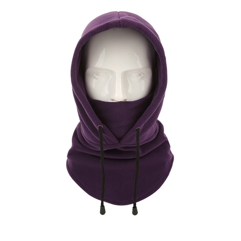 Dviračių kaukė su gobtuvu iš polar fliso, universalus, kaklo apsauga, tinkama slidinėjimui ir lauko veiklai