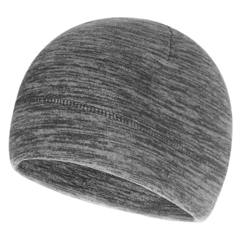 Dviračių sportinė kepurė, unisex, kationinis flisas, dryžuotas raštas, kontrastingas dizainas, skirta važiavimui dviračiu ir bėgimui