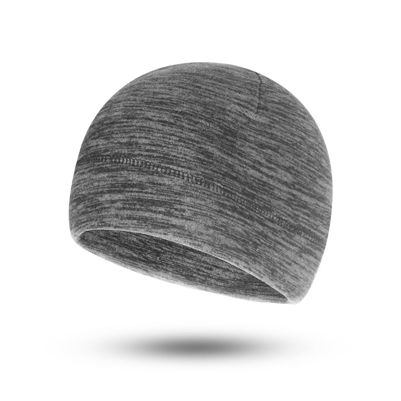 Dviračių sportinė kepurė, unisex, kationinis flisas, dryžuotas raštas, kontrastingas dizainas, skirta važiavimui dviračiu ir bėgimui