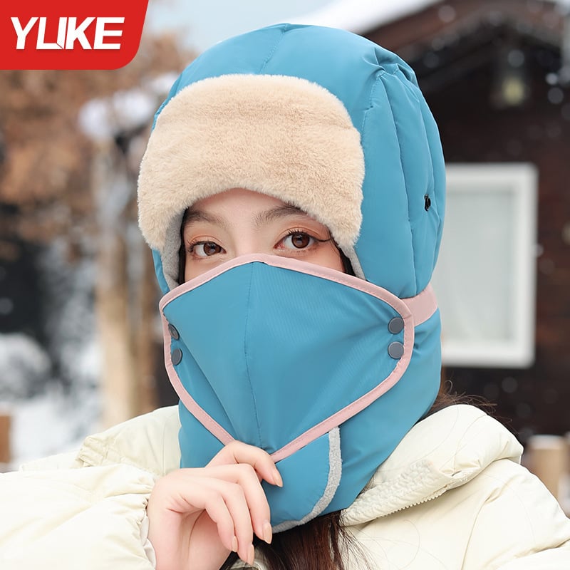 Dviračių veido kaukė (vandeniui atsparus audinys, prekės ženklas Yuke, unisex, be importo)