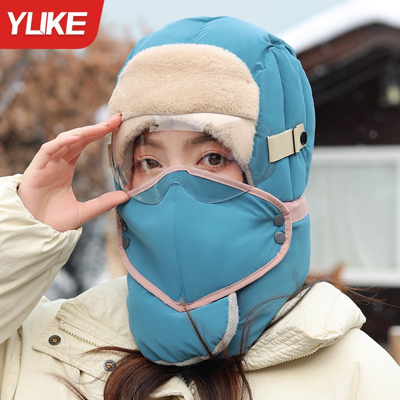 Dviračių veido kaukė (vandeniui atsparus audinys, prekės ženklas Yuke, unisex, be importo)