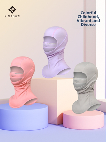 Dviejų sluoksnių šilta vaikiška slidinėjimo kaukė – unisex, poliesteris