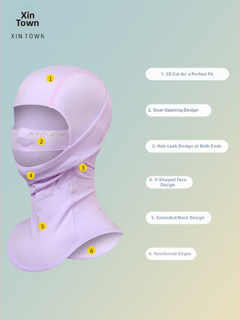 Dviejų sluoksnių šilta vaikiška slidinėjimo kaukė – unisex, poliesteris