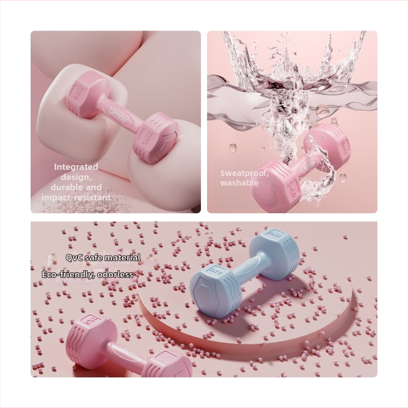 PVC pārklājuma dumbeles, unisex, mājas fitnesa aprīkojums no Imperial Peach fitnesam un bodybuildingam