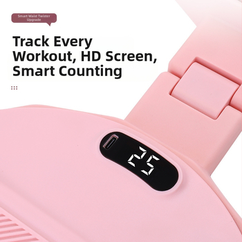 Elektroninė skaičiavimo sukimosi plokštelė namų naudojimui — sulankstoma juosmens sukimosi plokštė, plastikas