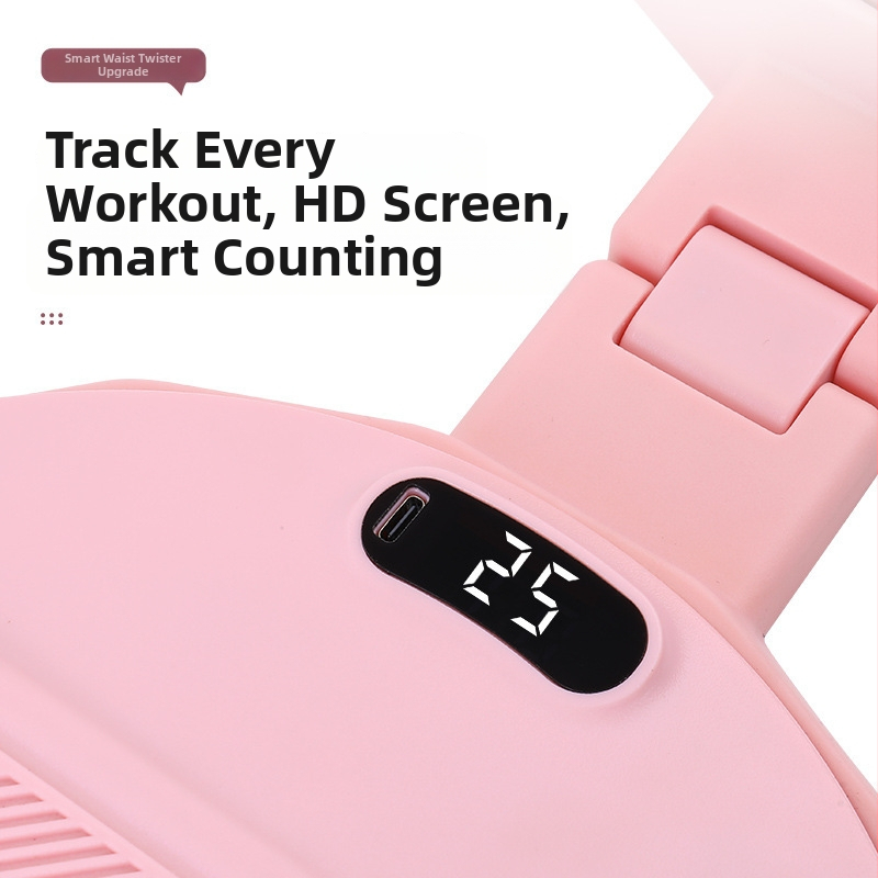 Elektroninė skaičiavimo sukimosi plokštelė namų naudojimui — sulankstoma juosmens sukimosi plokštė, plastikas