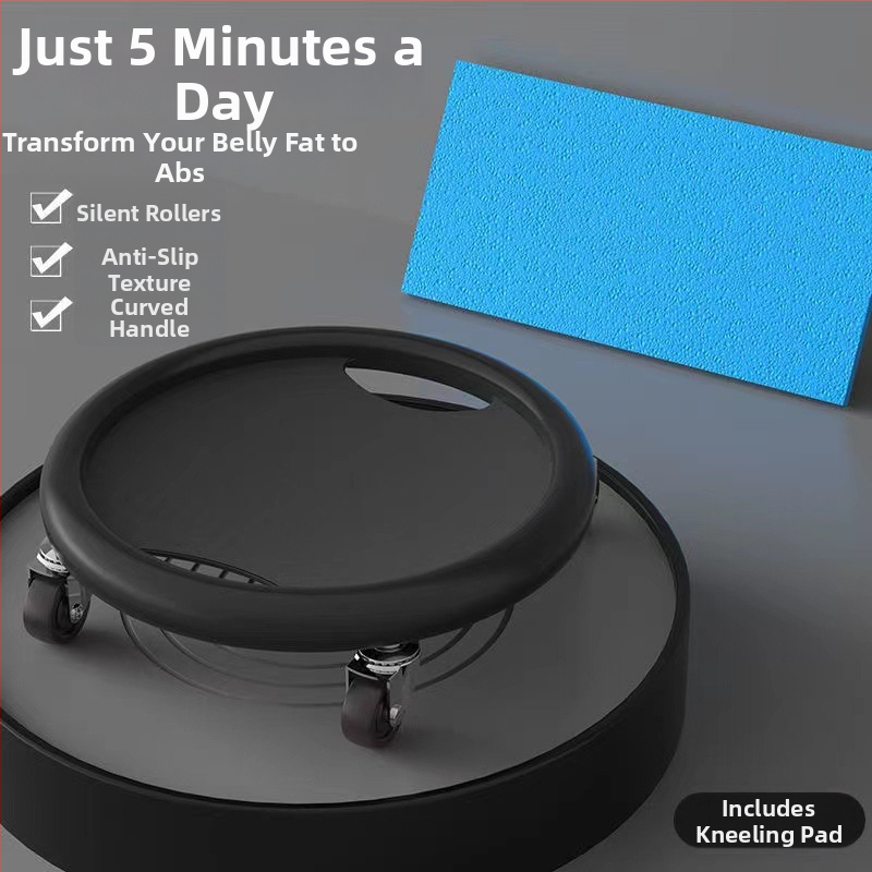 Water Source pilvo plokštė fitnesui – tylus, daugiafunkcinė slydimo plokštė, modelis 1, svoris 0,8 kg