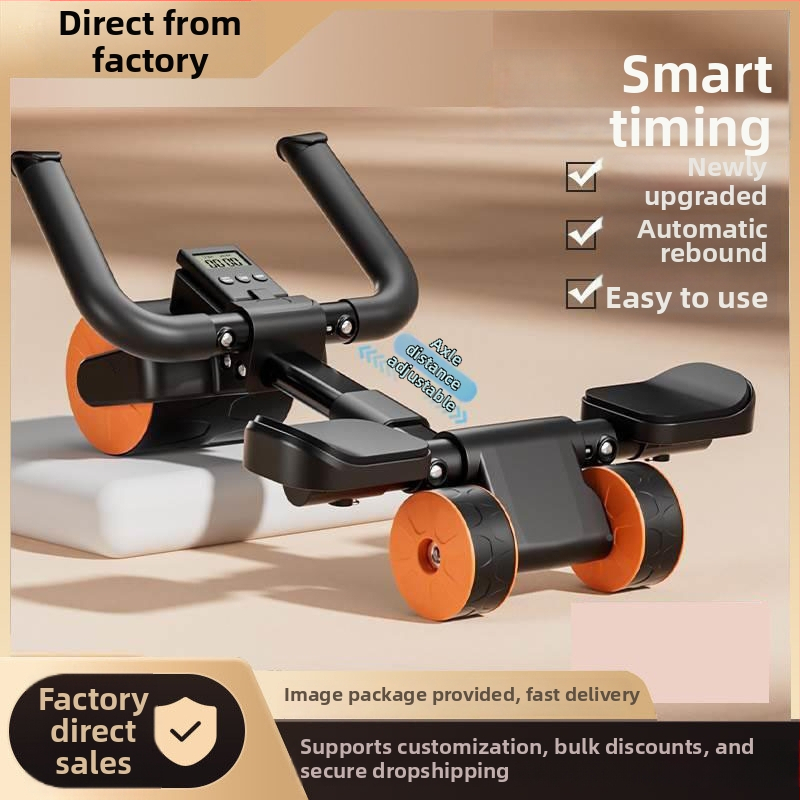 SEJIAN/SHULKEN kõhuharjutuse ratas, uus 3-rattaline mudel, mitte kokkupandav, 2,2 kg, kodu- ja kontori fitness varustus