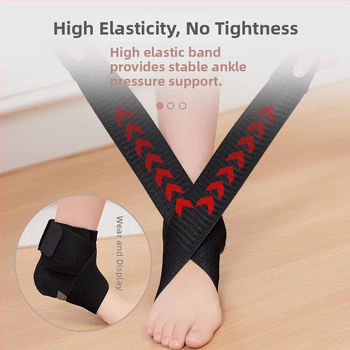 Tartini čiurnos apsauginė priemonė – poliesterio pluoštas, skirta badmintonui, čiurnos apsauga ir reabilitacija