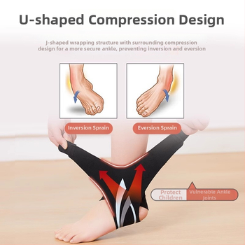 Tartini čiurnos apsauginė priemonė – poliesterio pluoštas, skirta badmintonui, čiurnos apsauga ir reabilitacija