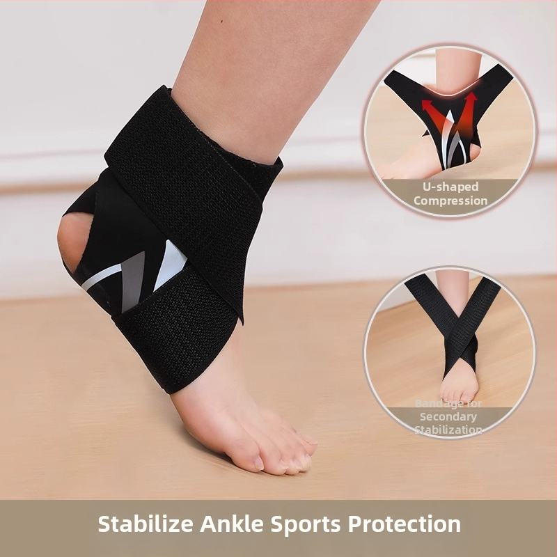 Tartini čiurnos apsauginė priemonė – poliesterio pluoštas, skirta badmintonui, čiurnos apsauga ir reabilitacija