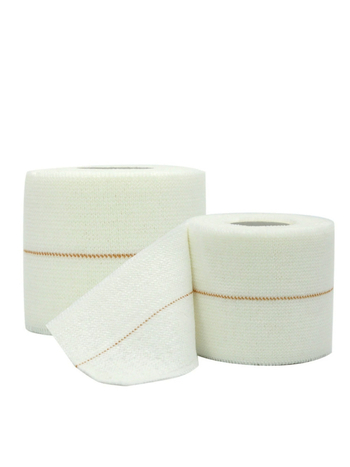 Еластична спортна лента за фиксация на глезен, китка и коляно – едностранно лепяща, памучна материя, за възрастни, подходящи спортове: вдигане на тежести, борба, фитнес (Комбинирана защитна екипировка)