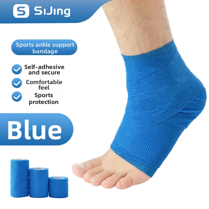 Kulkšnies tvaras futbolui — elastinis, lipnus marlės tvarstis, lateksas (kulkšnis; futbolas; lateksas; elastinis)