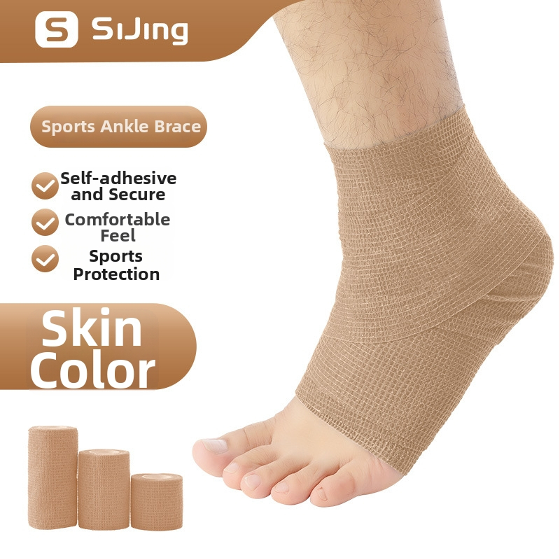 Kulkšnies tvaras futbolui — elastinis, lipnus marlės tvarstis, lateksas (kulkšnis; futbolas; lateksas; elastinis)