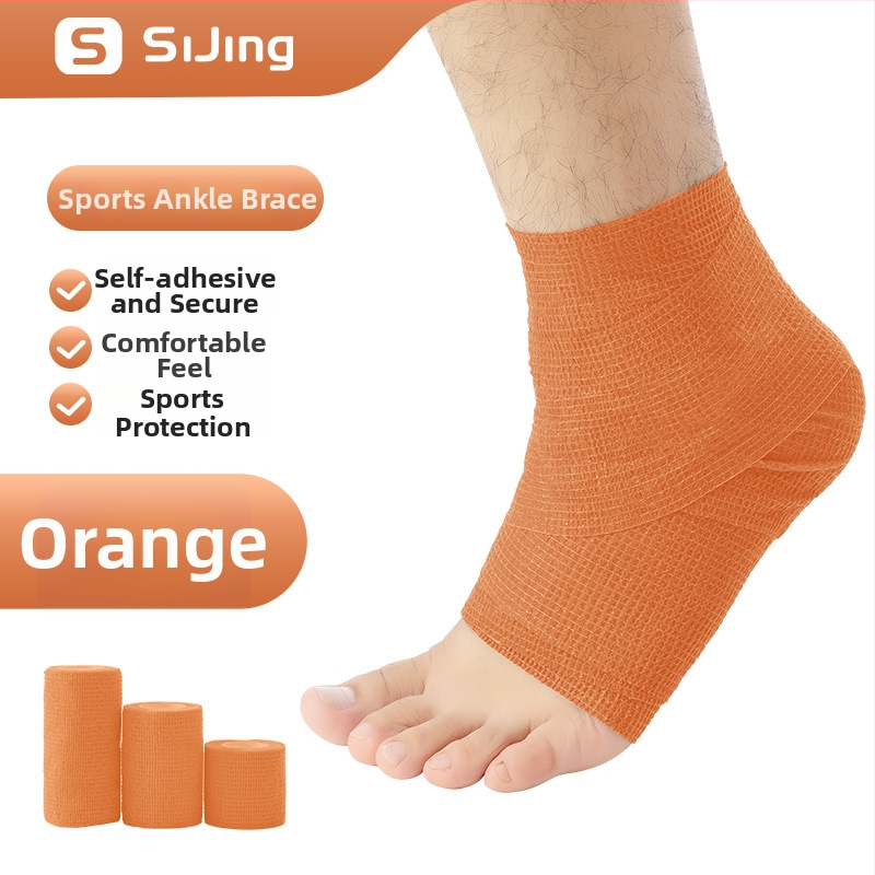 Kulkšnies tvaras futbolui — elastinis, lipnus marlės tvarstis, lateksas (kulkšnis; futbolas; lateksas; elastinis)