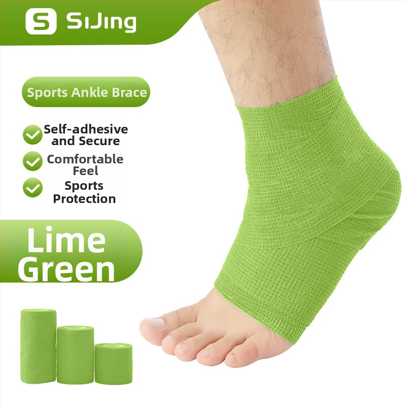 Kulkšnies tvaras futbolui — elastinis, lipnus marlės tvarstis, lateksas (kulkšnis; futbolas; lateksas; elastinis)