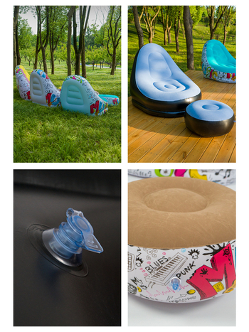 Надуваем диван-кресло за къмпинг - преносим, пухеста повърхност, 1,9 кг, натоварване до 195 кг, марка CHANDUG/XANODOGI