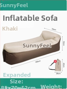 Puhutav diivanvoodi telkimiseks ja välitegevusteks, kaasaskantav puhke-diivan (Raskus: 800 g; Koormus: 120 kg; Pind: 210T ruuduline kangas; Kategooria: õhuvoodi)